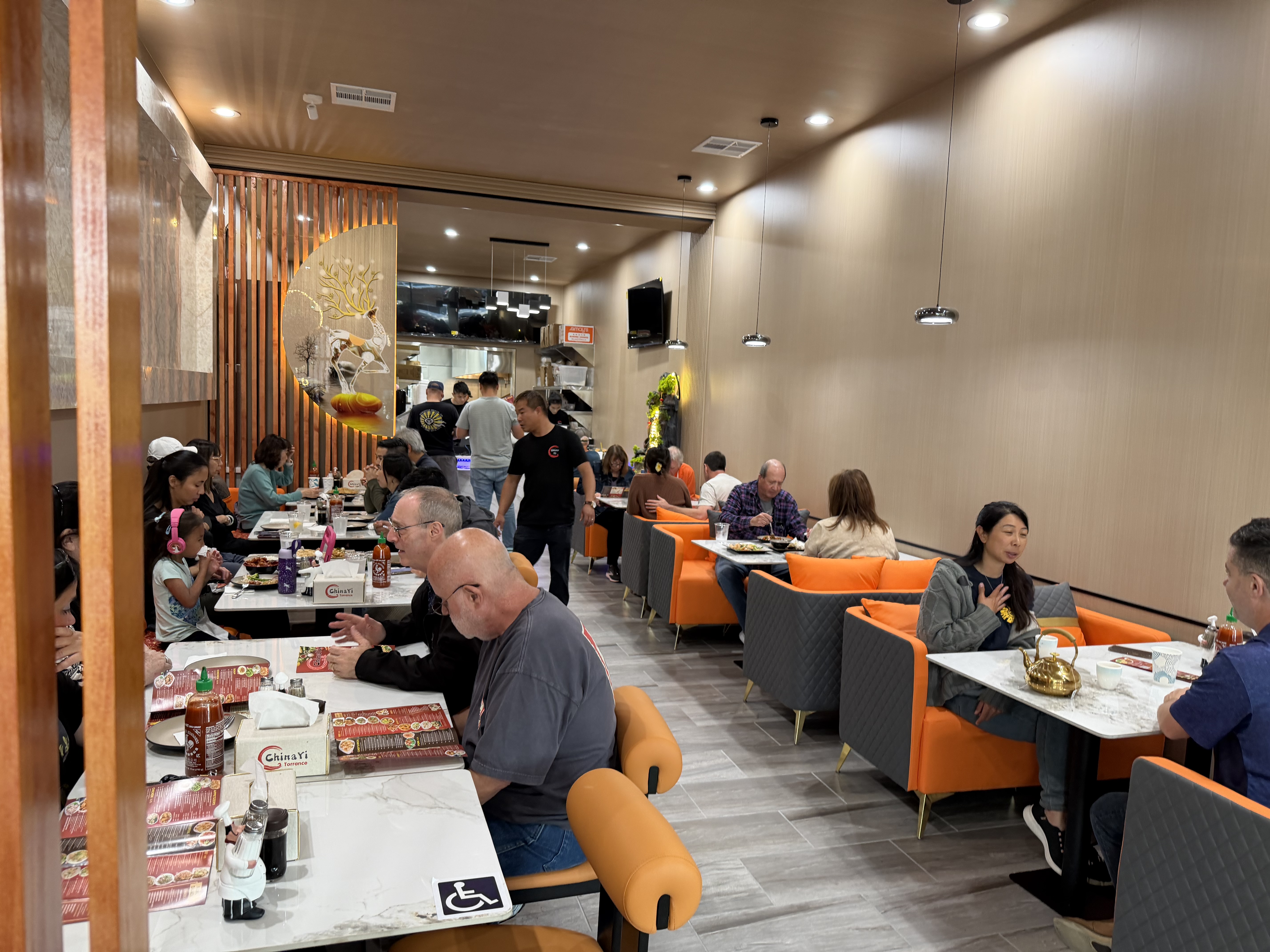 Packed dining room at China Yi on 190th Street in Torrance